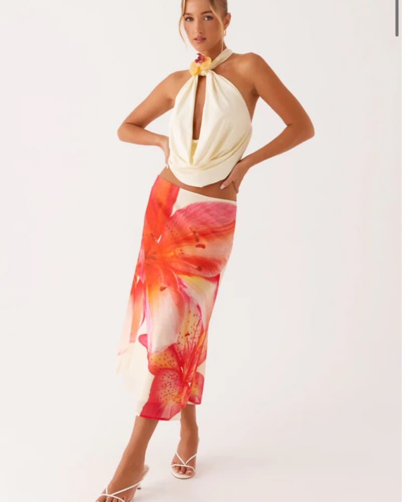 Peppermayo Floral Midi Skirt  - Image 1