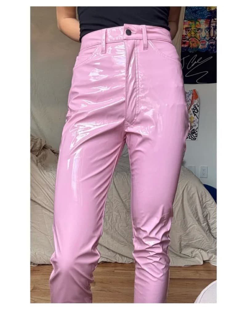 Maison Margiela Vinyl Slim Pants - Image 5
