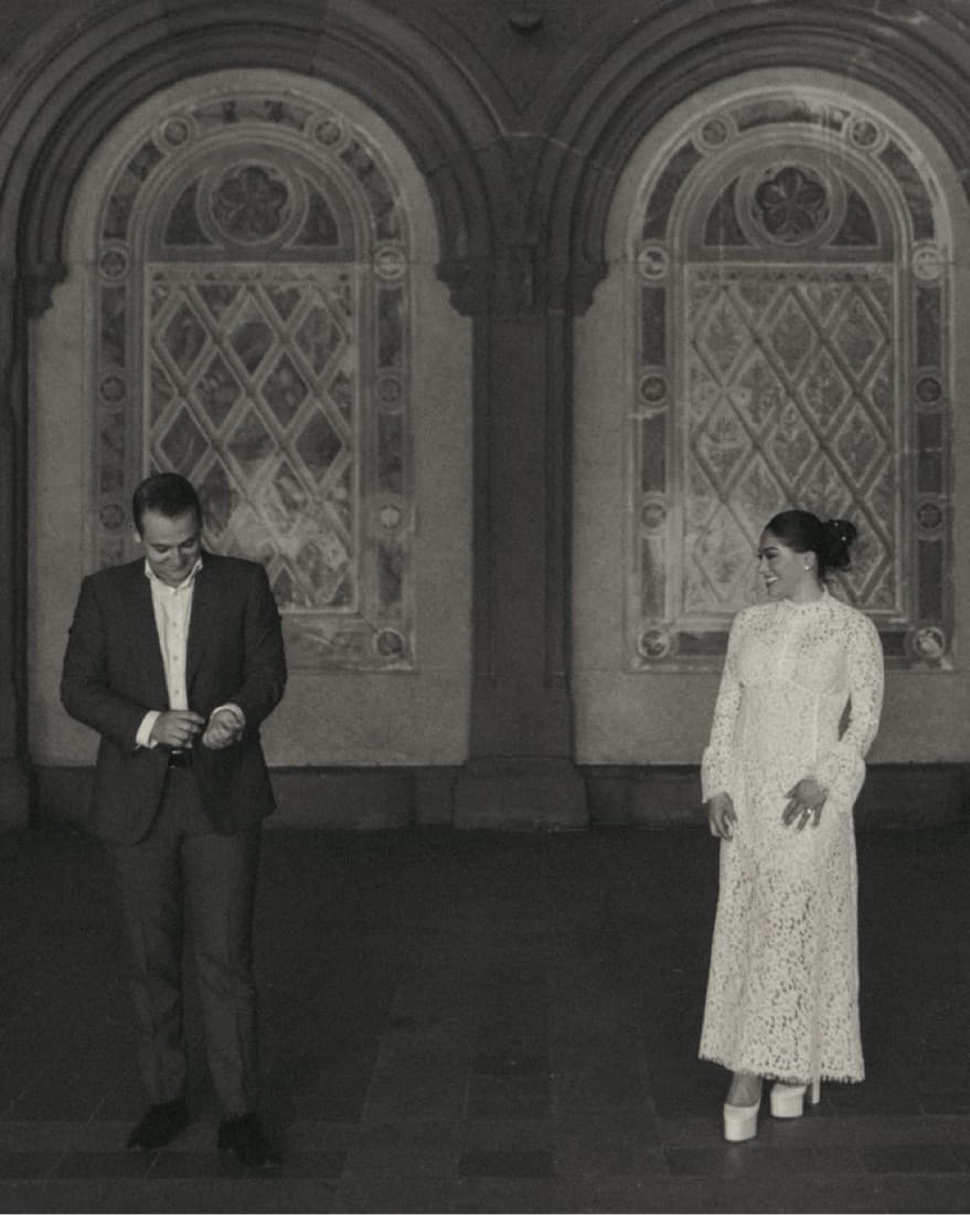 White Lace Bridal Dress - Image 3