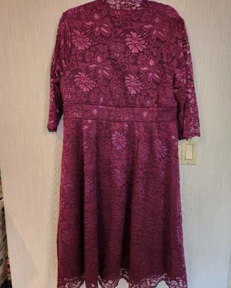 Kiyonna Lace Empire Waist Dress - Image 2