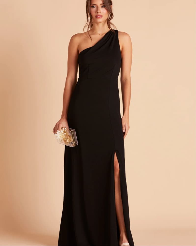 Kira Crepe Black Dress | Birdy Grey - Image 1