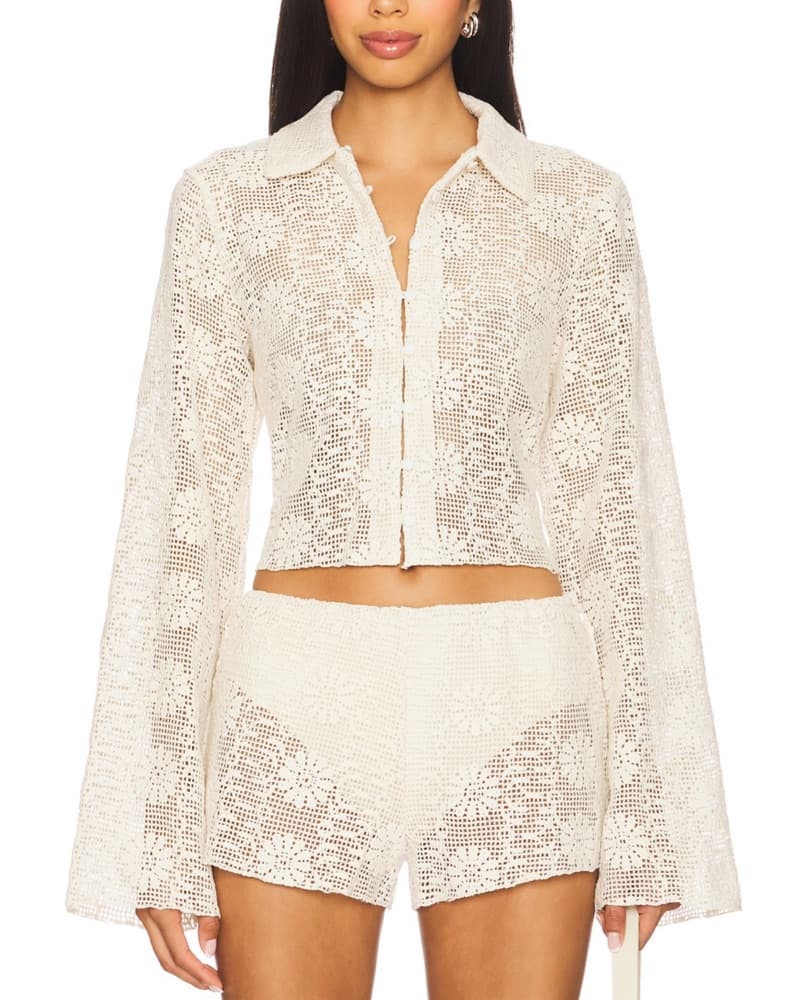 Chic Crochet Coverup Set - Image 2
