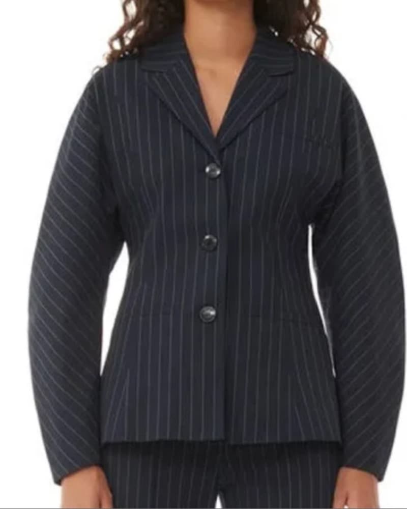 Ganni Fitted Blazer - Image 1