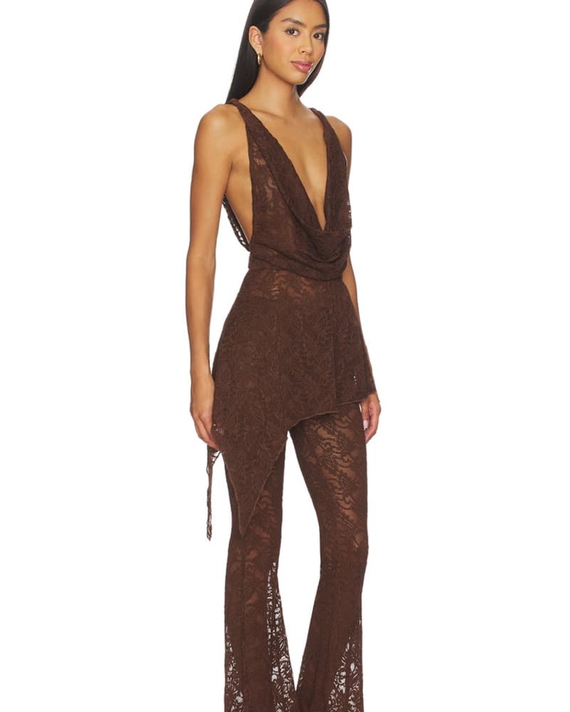 Colson Pant Set In Brown  - Image 3