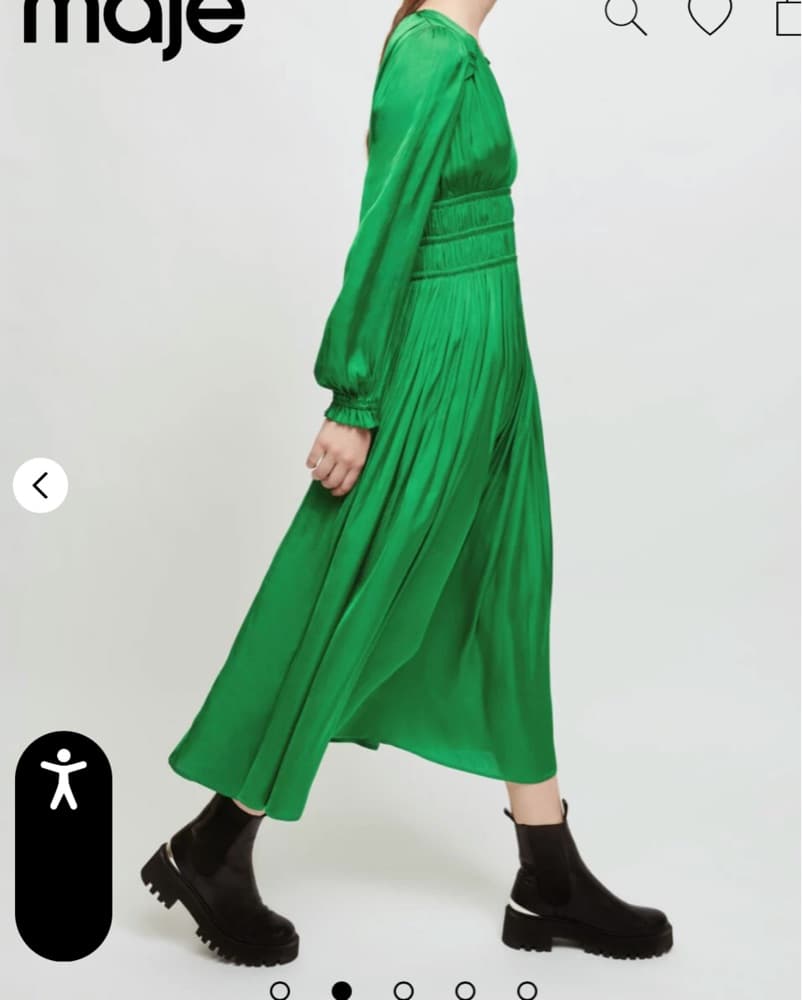 Vibrant Green Midi Dress - Image 3