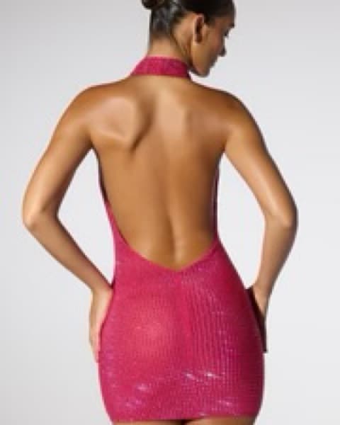 Oh Polly Embellished hot pink dress - Image 2