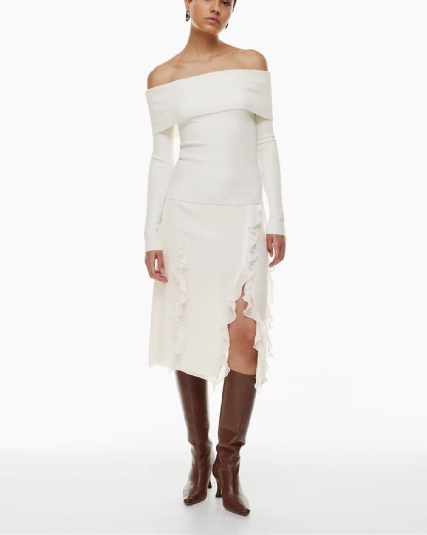 Wilfred Midi Ruffle Skirt - Image 1
