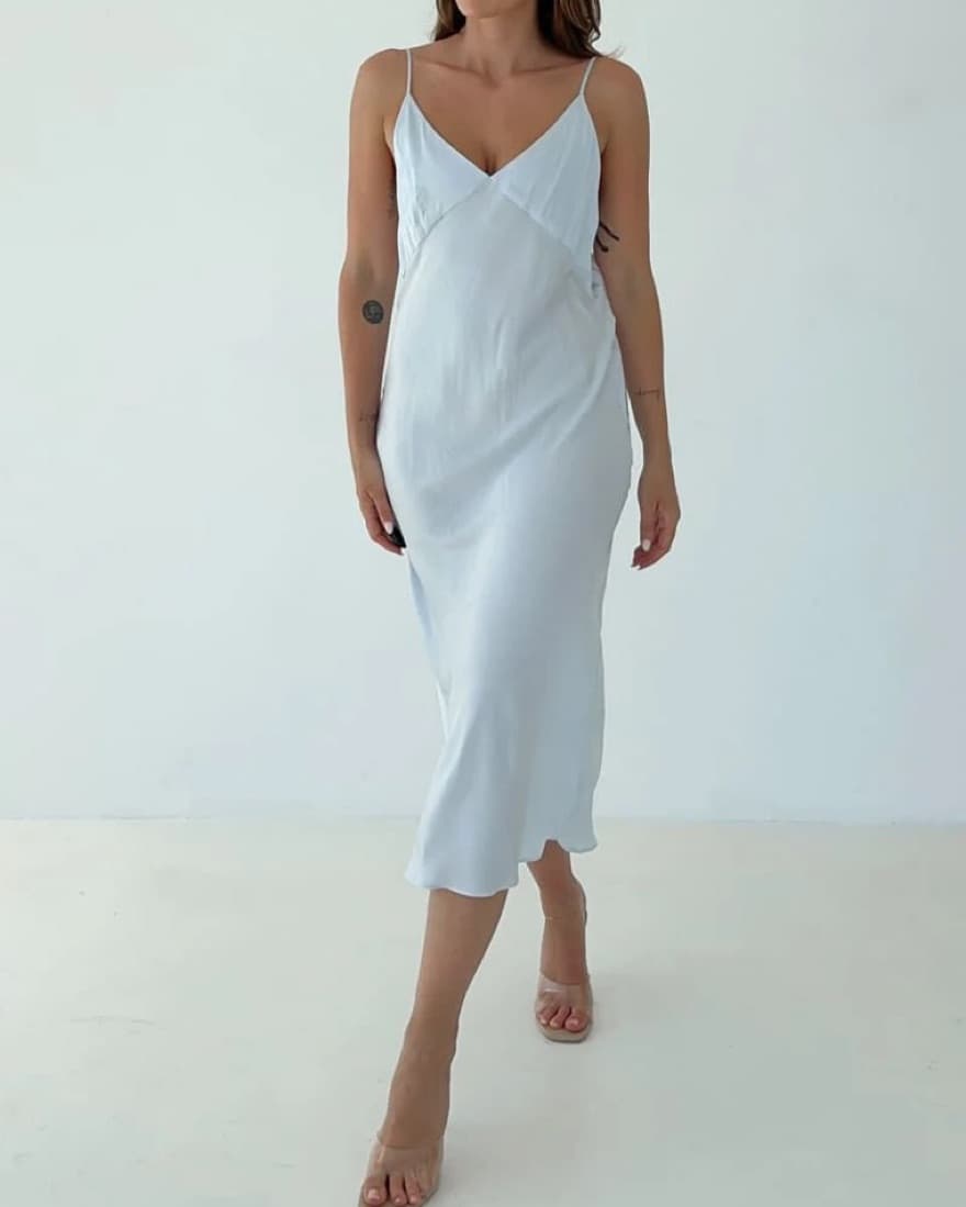 Rumored Slip Midi Dress - Image 4