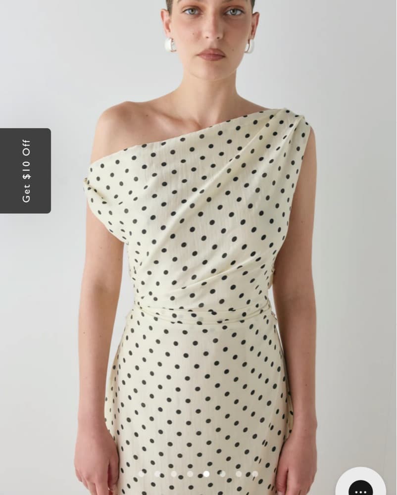 Vrg Grl Polka Dot Maxi Dress - Image 4