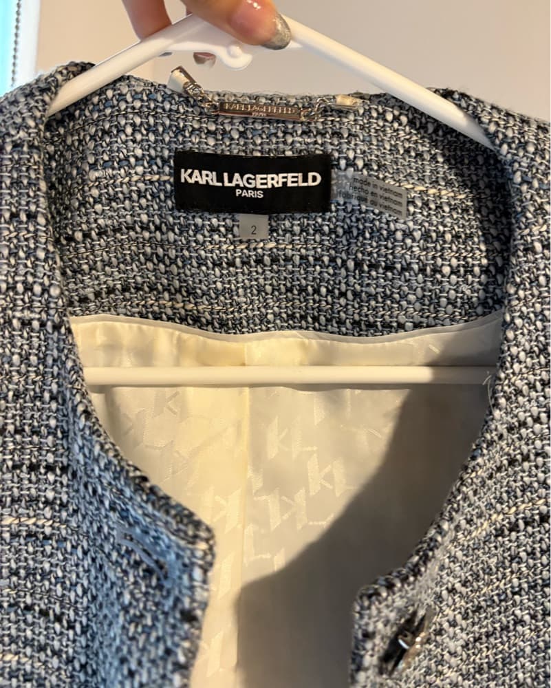 Karl Lagerfeld Tweed Blazer - Image 2