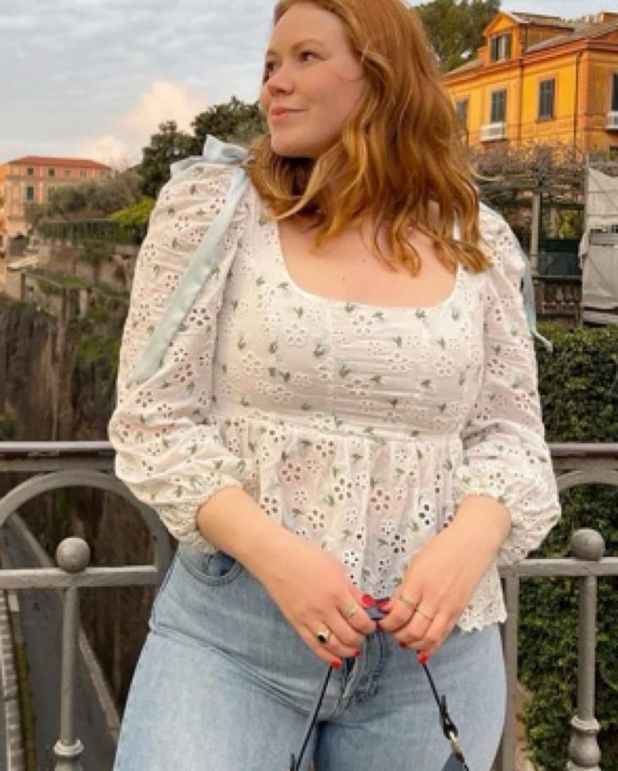 For Love And Lemons Wild Cherry Blouse - Image 4
