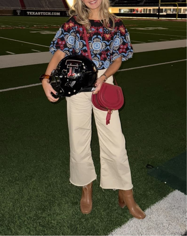 Boutique patterned top  - Image 1