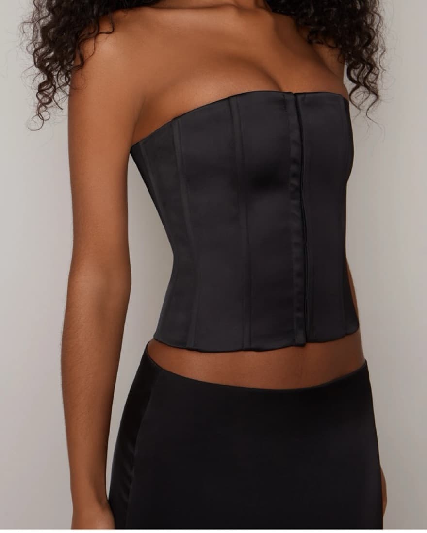 Danielle Guizio black corset - Image 1