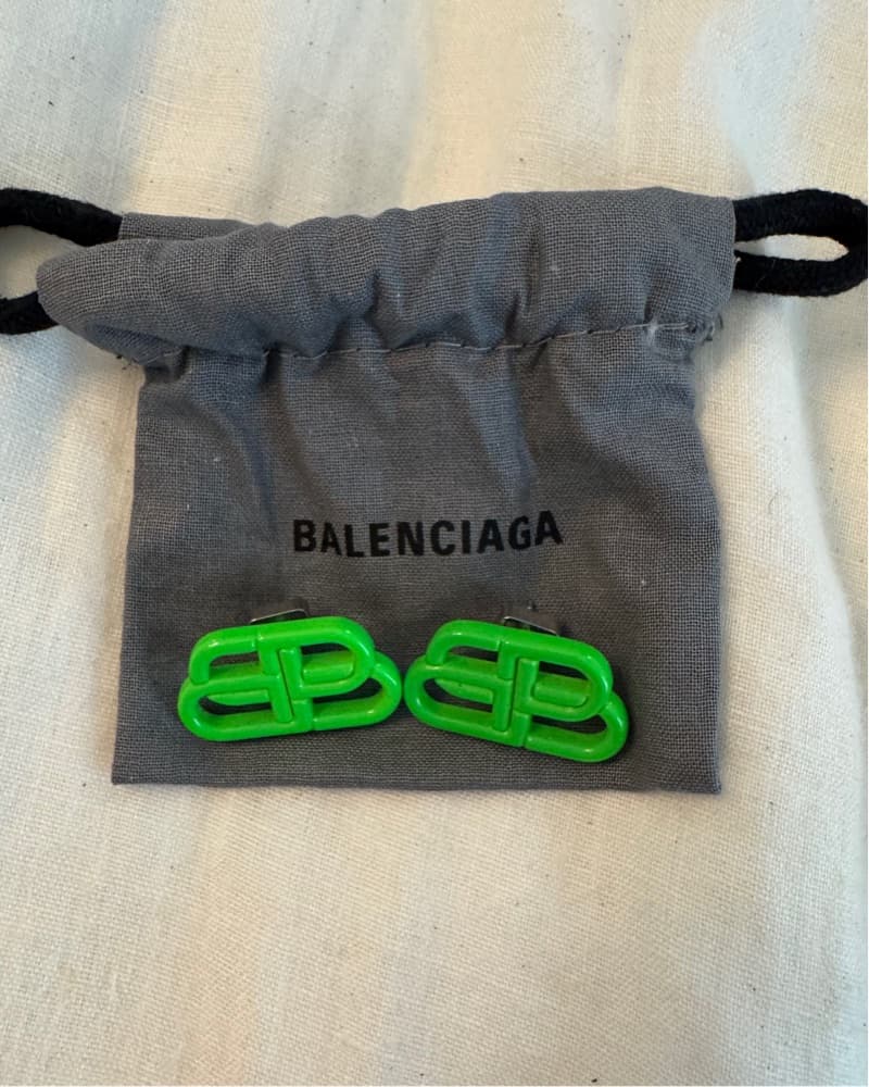 Balenciaga Logo Earrings  - Image 1