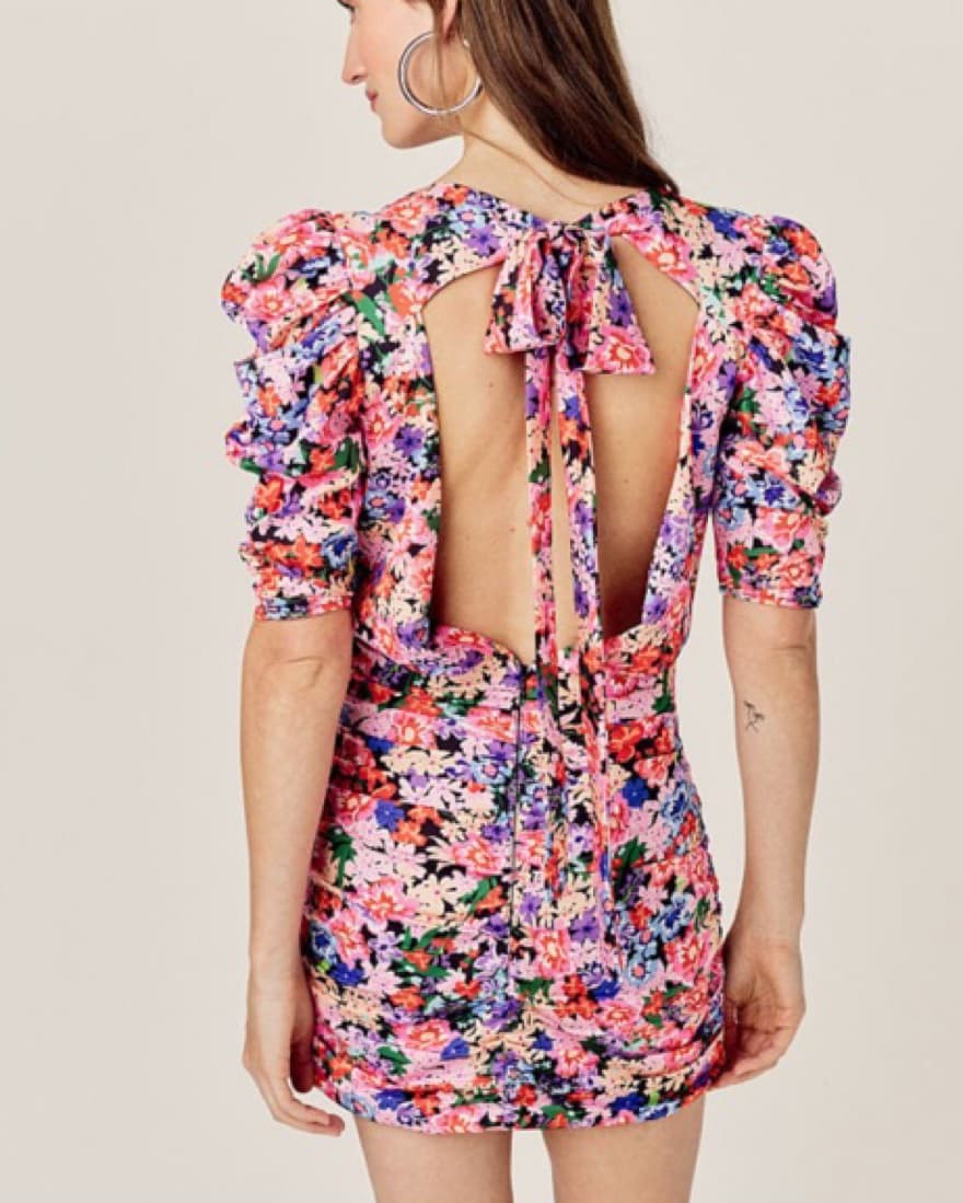 For Love & Lemons Bouquet Mini Dress - Image 3