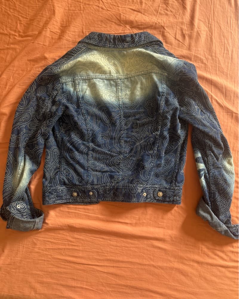 Vintage Versace Jean Embellished Jacket - Image 2