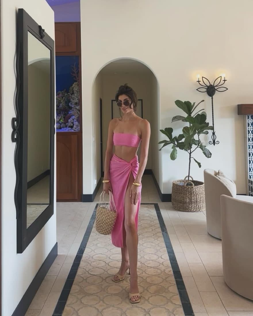 Pink linen Set Natalie Rolt - Image 1