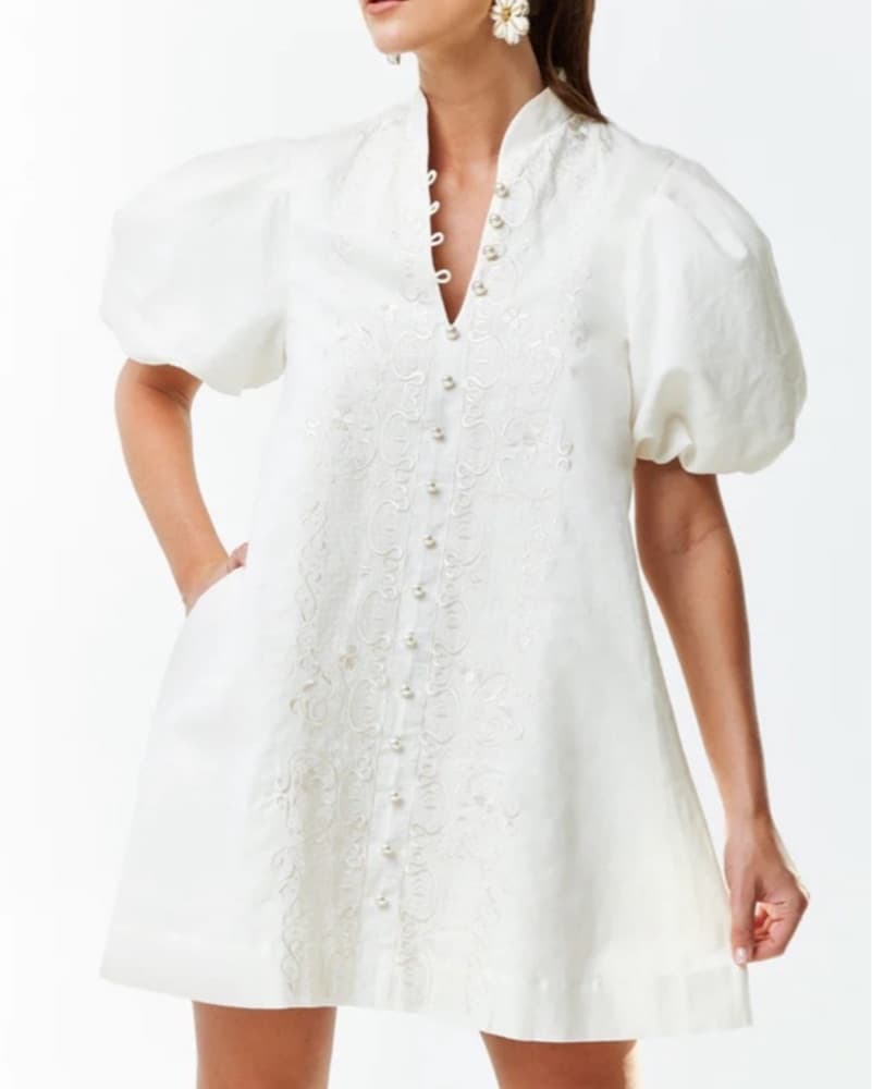 Meszita White Dress - Image 2