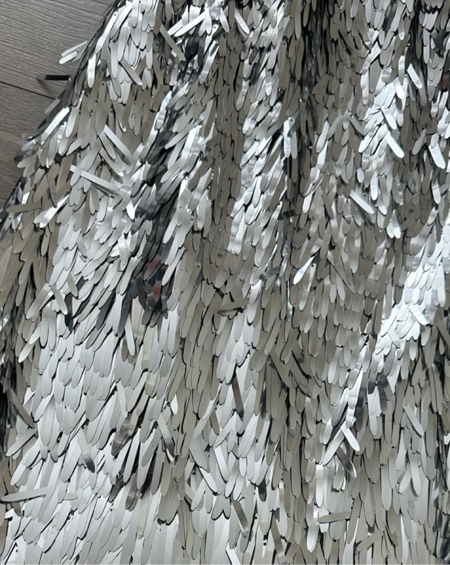 Silver Metallic Dress - Leo Lin - Image 6