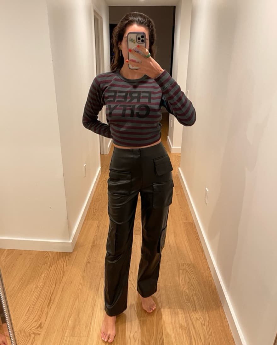 AFRM Sigmund Faux Leather Pant - Image 2