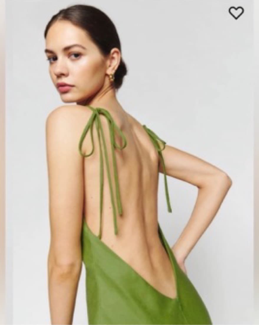 Reformation Selia Linen Maxi Dress Small - Image 6