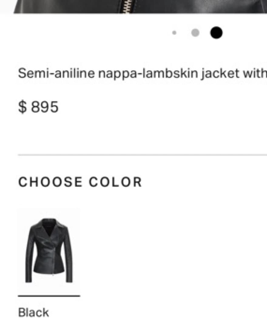 Leather Jacket Perfect For Night Out  - Image 1