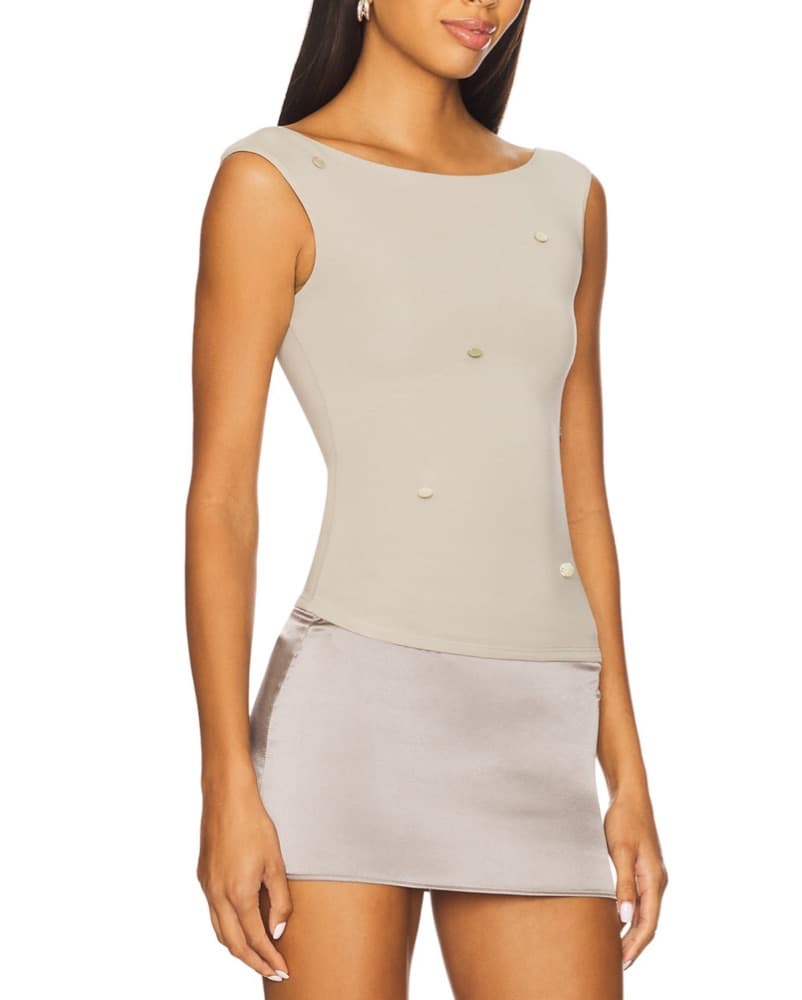 BUCI Silver Top & Skirt Set - Image 3