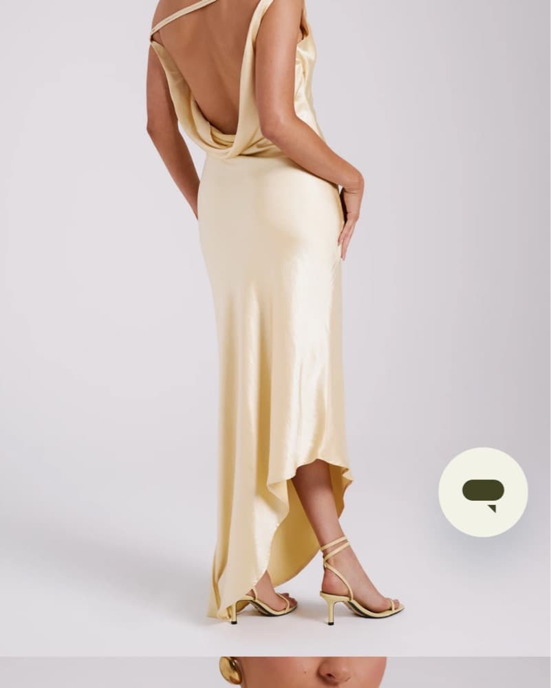 Meshki Yvette Slip Dress In Butter Yello - Image 1