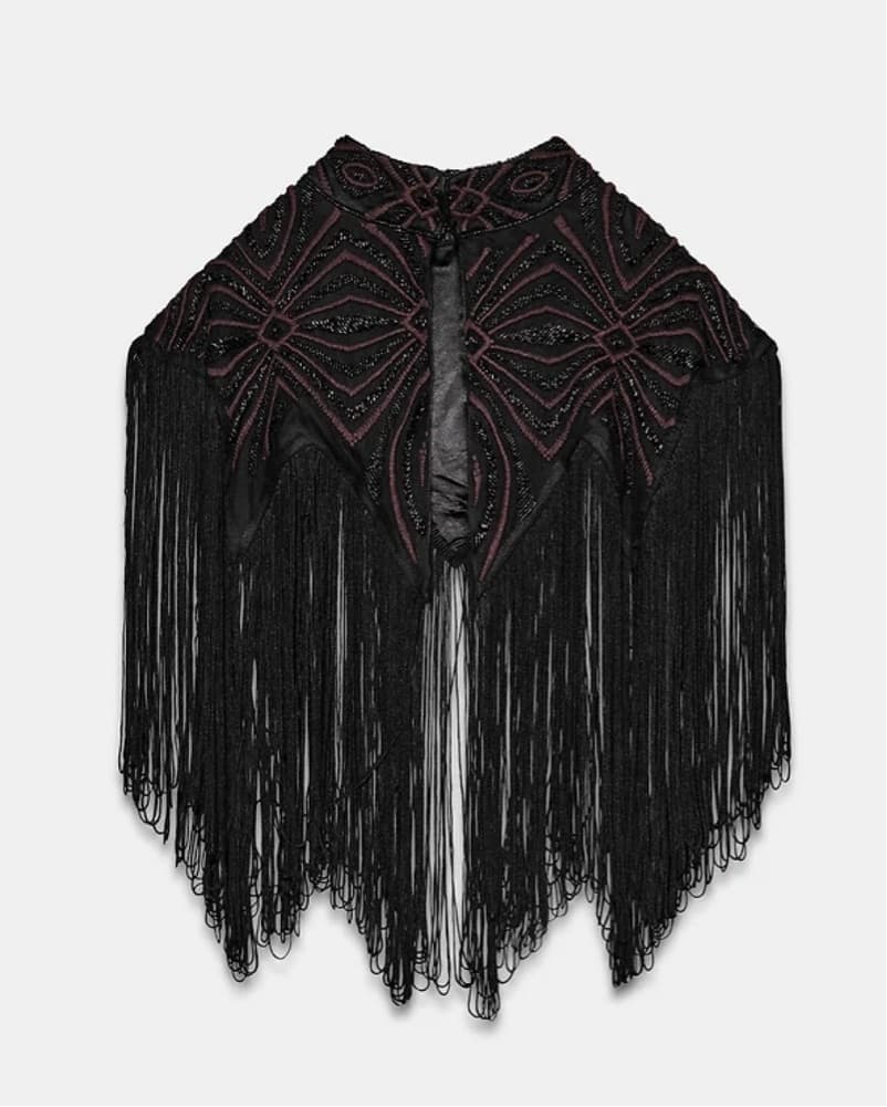 BEADED FRINGE BOLERO - Image 1