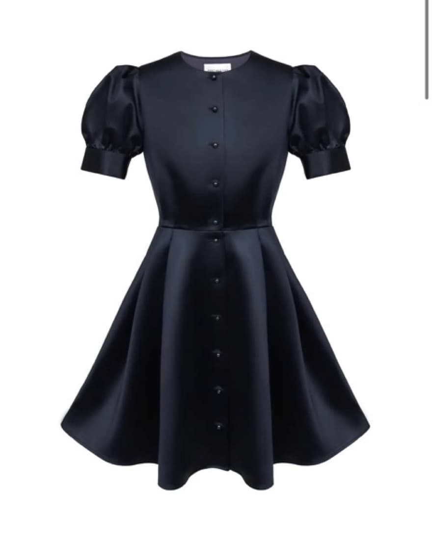 Post Meridiem Black Mini Dress - Image 2