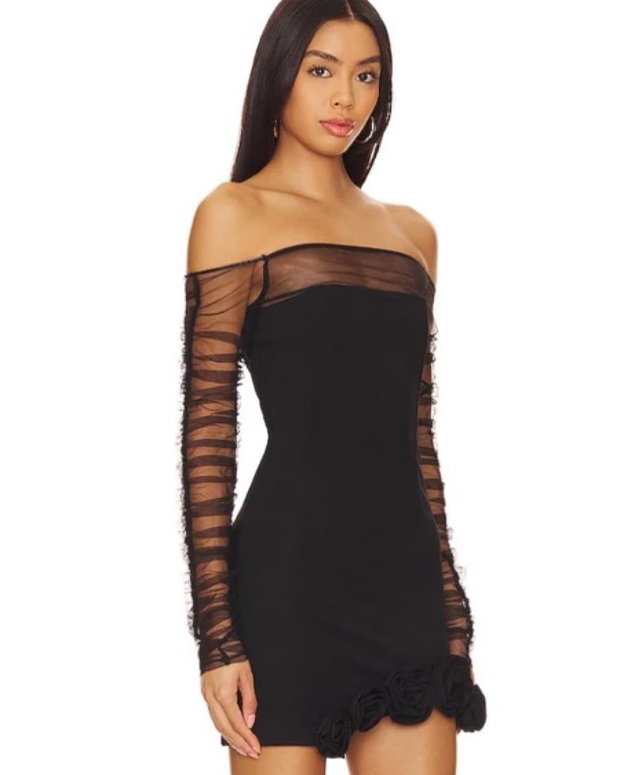 black mini dress - Image 2