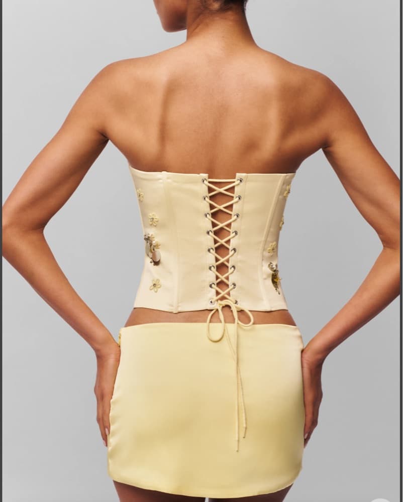 DANIELLE GUIZIO- Embellished Corset Top - Image 2