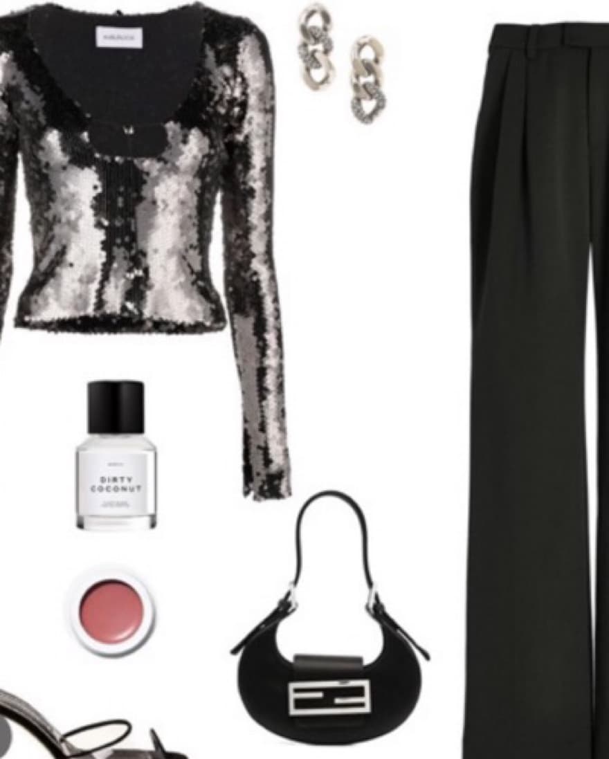 AVAILABLE NYE - Sequin top S - Image 5