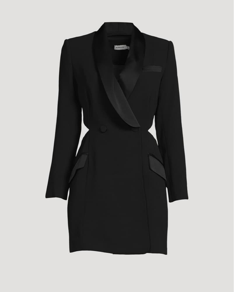 SIMKHAI Wilma Cut Out Blazer Dress - Image 4