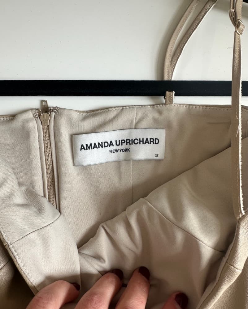 Amanda Uprichard Beige Crop Top  - Image 2