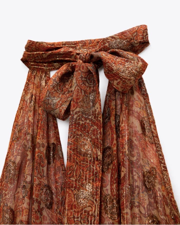 Metallic Paisley halter top - Image 2