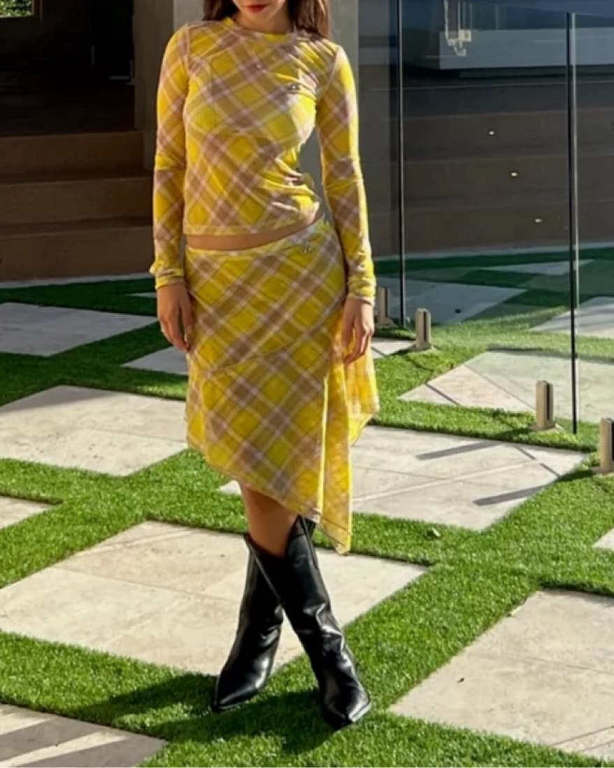 diesel banana yellow skirt set - Image 2