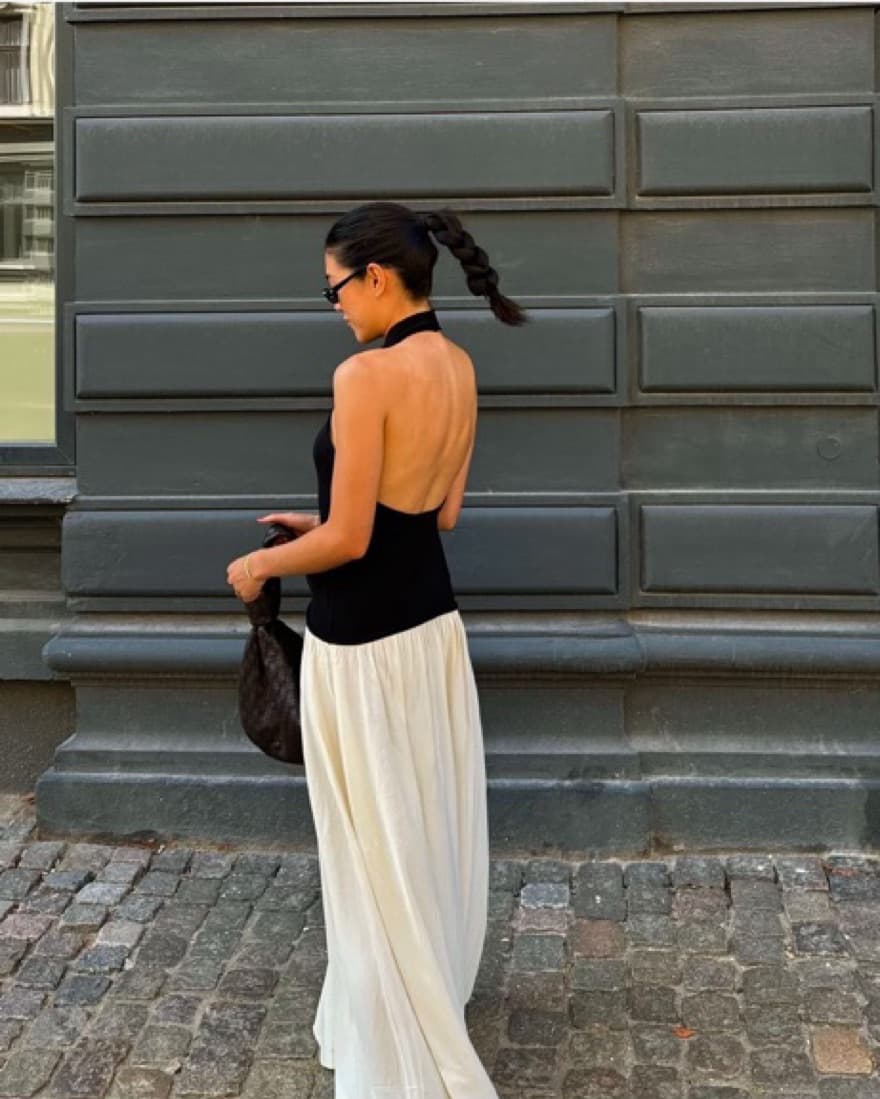 Solid & Striped Halter Soglio Dress - Image 4