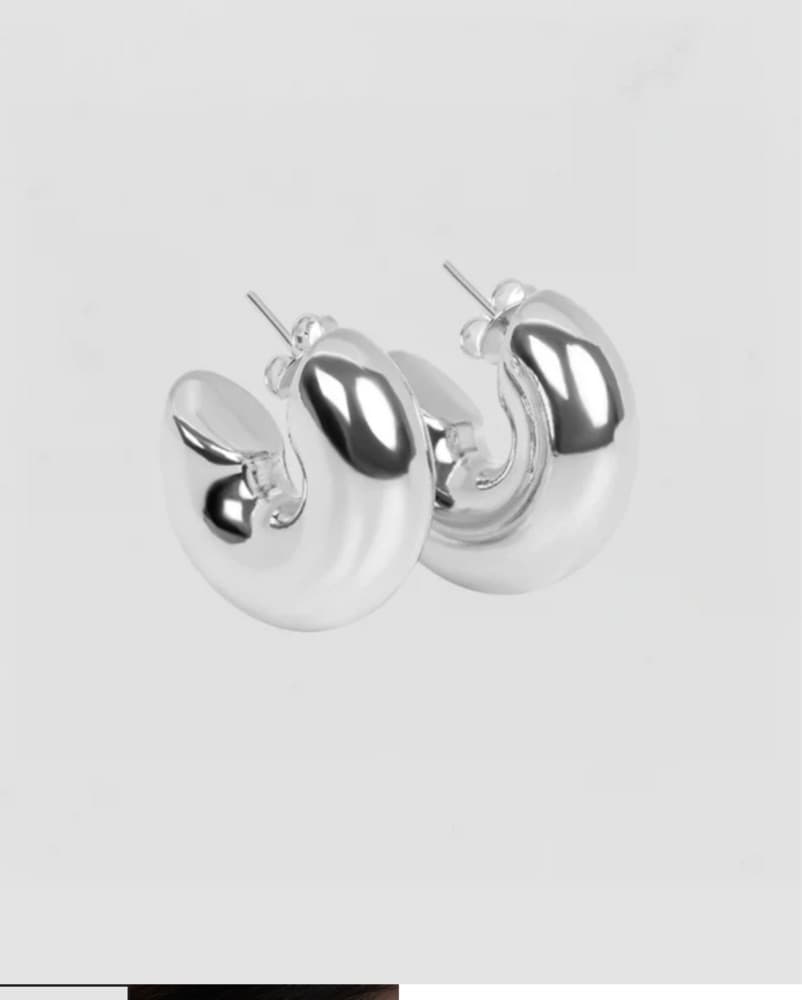 Elegant Hoop Earrings - Image 1