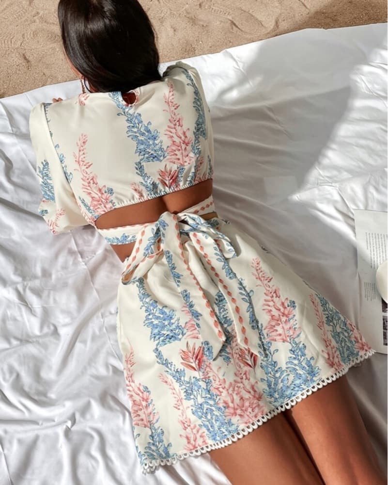 FLORAL DRESS - Image 1