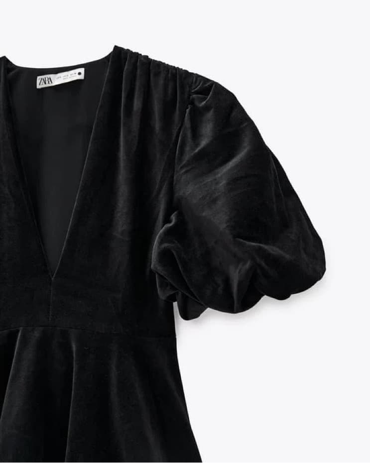 Zara Velvet Dress - Image 2