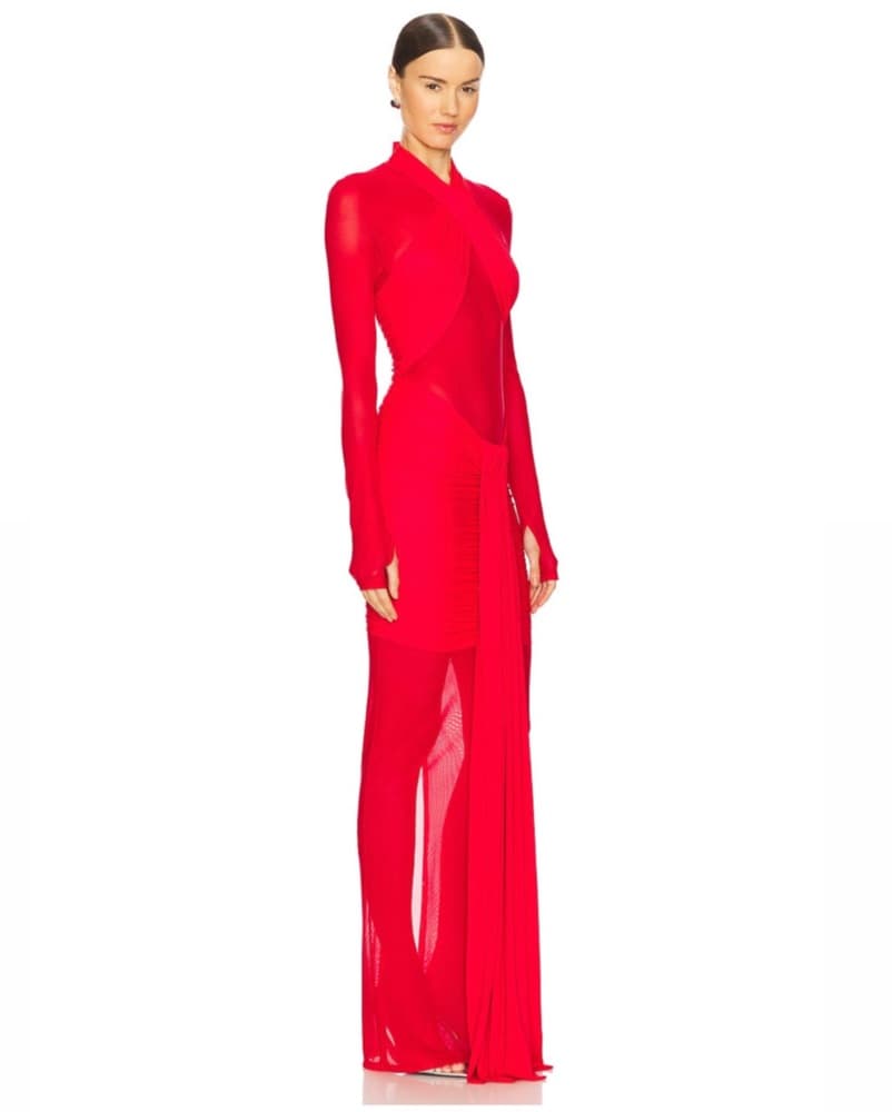 Julianna Gown in Red - Image 2