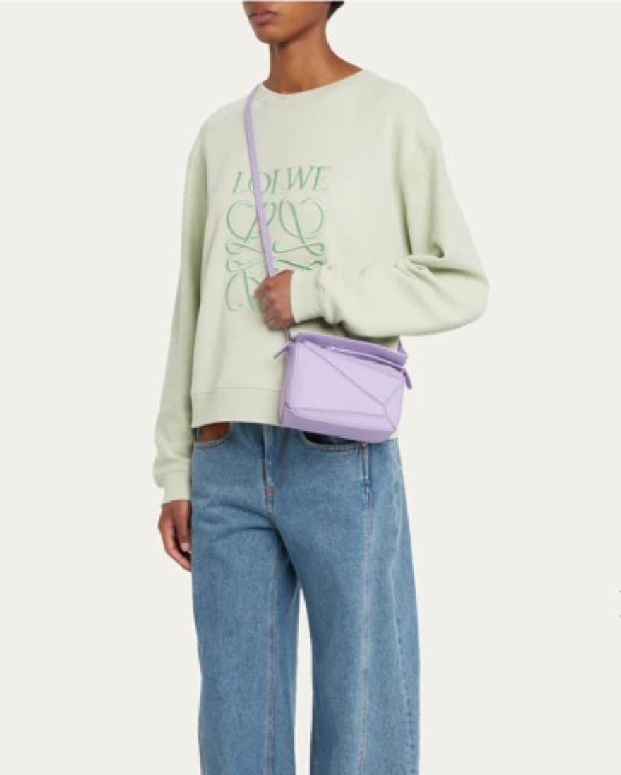 Loewe Purple Pastel Puzzle Bag Mini - Image 2