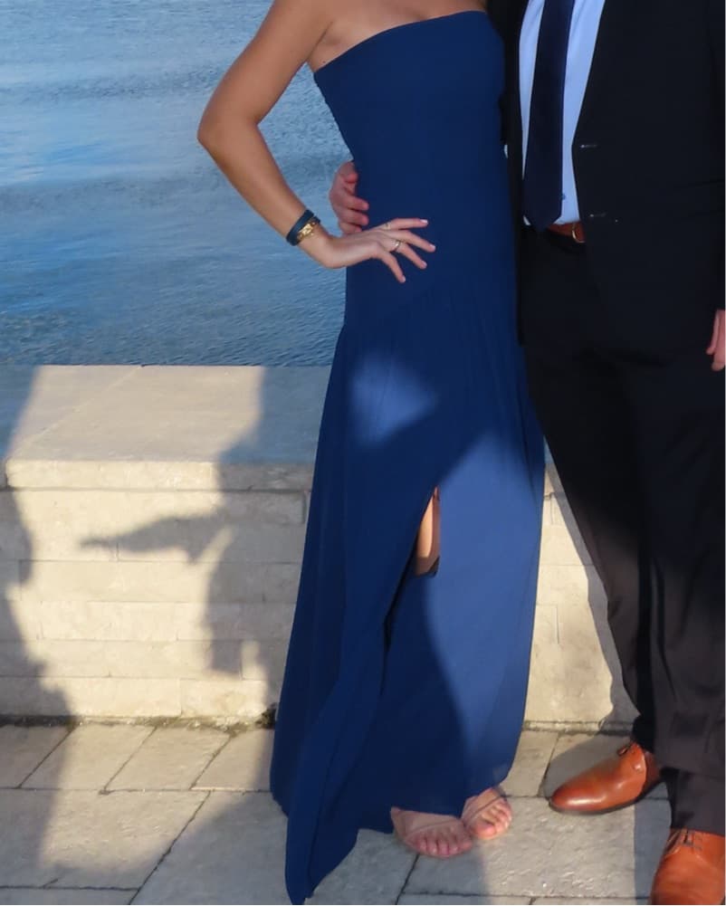 Elegant Navy Maxi Dress - Image 6
