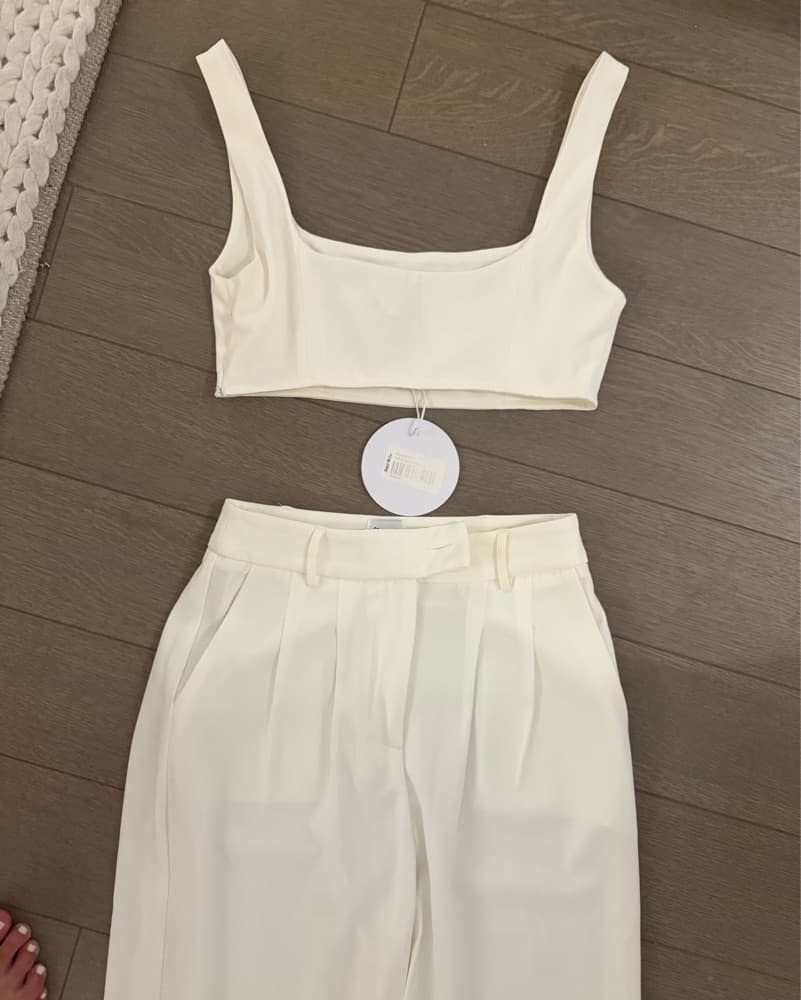 Two Piece White Set  - Image 5