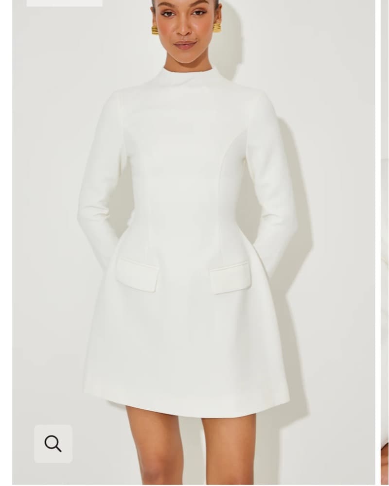 Odd muse white mini dress  - Image 1