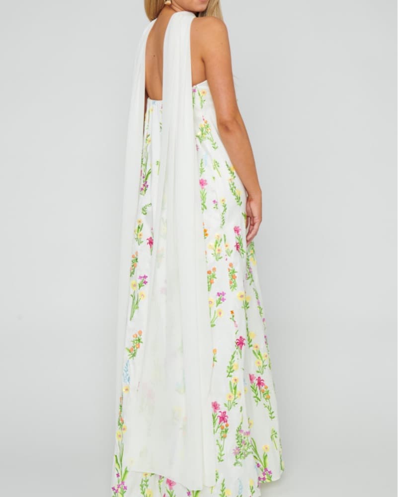 Floral Strapless Riley Maxi Dress - Image 5