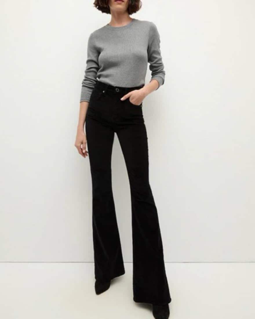 Veronica Beard Velvet Flare Jeans  - Image 2