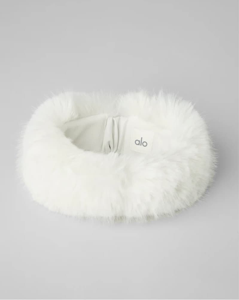 Alo Opulent Faux Fur Wintersun Headband  - Image 3