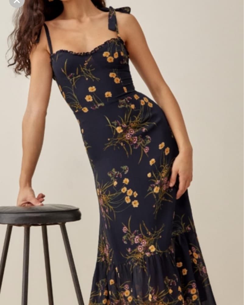 Reformation Nikita Dress In Mademoiselle - Image 2